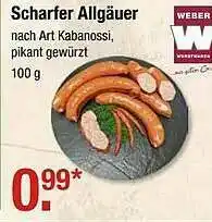 V Markt Scharfer Allgäuer Angebot