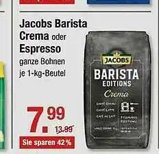 V Markt Jacobs Barista Crema Oder Espresso Angebot