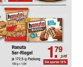 V Markt Hanuta 5er Riegel Angebot