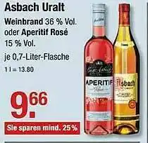 V Markt Asbach Uralt Angebot