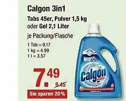 V Markt Calgon 3in1 Angebot