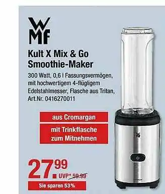 V Markt Wmf Kult X Mix & Go Smoothie-maker Angebot