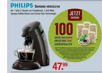 V Markt Philips Senseo Hd6553.59 Angebot