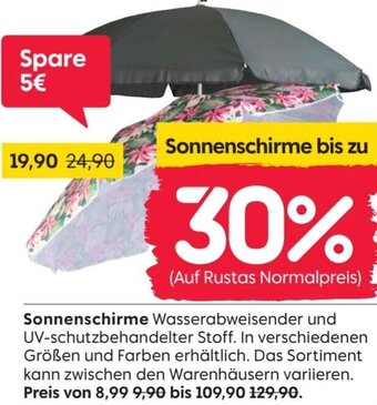 Rusta Sonnenschirm Angebot