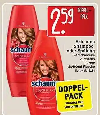 WEZ Schauma Shampoo Oder Spülung Angebot