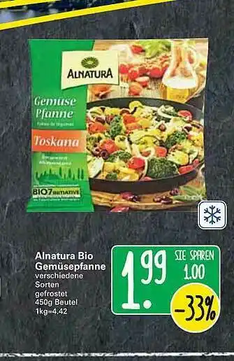 WEZ Alnatura Bio Gemüsepfanne Angebot