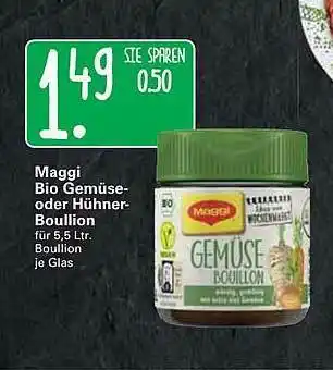 WEZ Maggi Bio Gemüse- Oder Hühner-bouillon Angebot