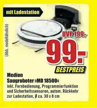 B1 Discount Baumarkt Medion Saugroboter Md18500 Angebot