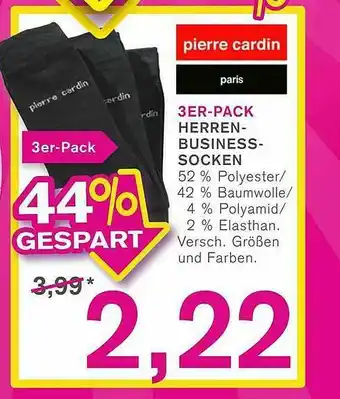 KODi Pierre Cardin 3er-pack Herren-business-socken Angebot