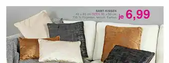 KODi Samt-kissen Angebot