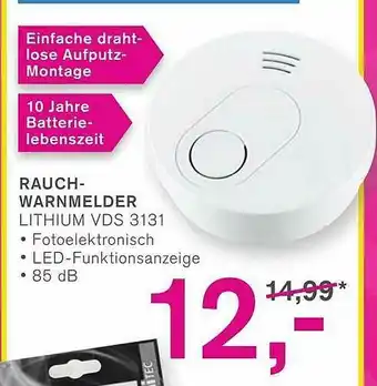 KODi Rauch-warnmelder Lithium Vds 3131 Angebot