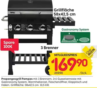 Rusta Propangasgrill Pampas Angebot