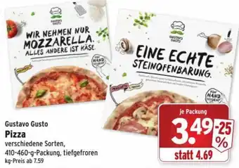 Wasgau Gustavo Gusto Pizza 410-460 g Packung Angebot