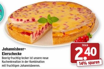 Wasgau Johannisbeer-Eierschecke Angebot