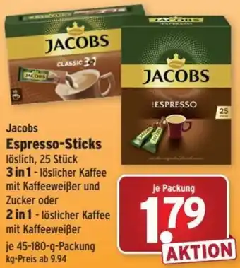 Wasgau Jacobs Espresso-Sticks Angebot