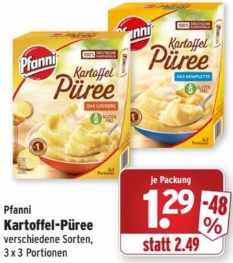 Wasgau Pfanni Kartoffel-Püree Angebot