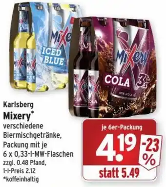 Wasgau Karlsberg Mixery 6x0,33 L Angebot