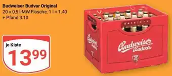 Globus Budweiser Budvar Original 20 x 0,5 L-MW-Flasche Angebot