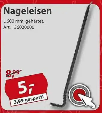 Sonderpreis Baumarkt Nageleisen Angebot