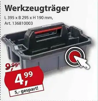 Sonderpreis Baumarkt Werkzeugträger Angebot