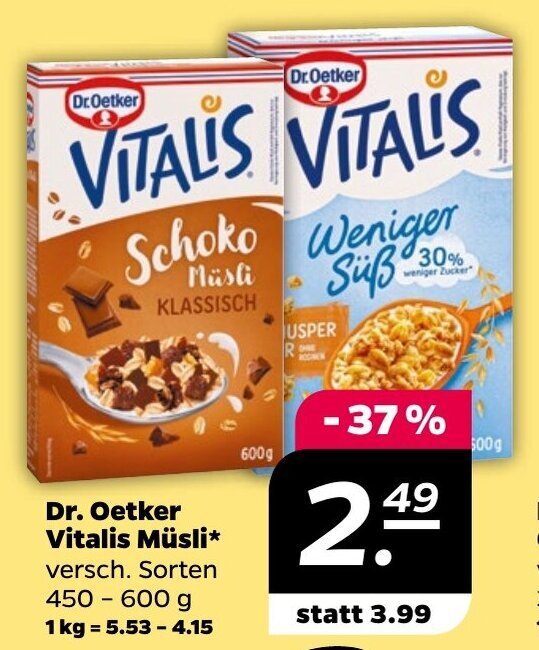 Vitalis Musli Angebot