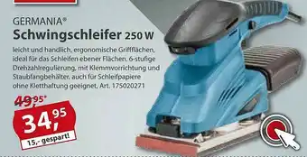 Sonderpreis Baumarkt Germania Schwingschleifer 250w Angebot