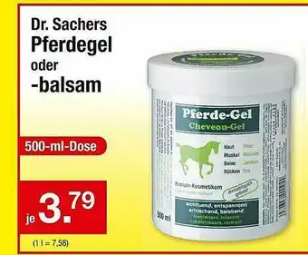 Zimmermann Dr. Sachers Pferdegel Oder Balsam Angebot