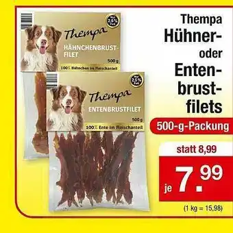 Zimmermann Thempa Hühner Oder Enten Brust Filets Angebot