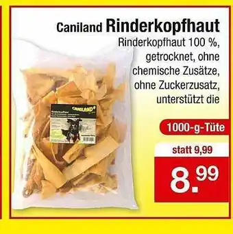 Zimmermann Caniland Rinderkopfhaut Angebot