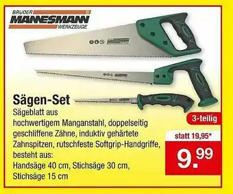 Zimmermann Brüder Manesmann Sägen Set Angebot