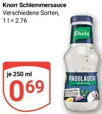 Globus Knorr Schlemmersauce 250 ml Angebot