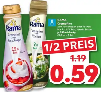 Kaufland Rama Cremefine 250 ml Angebot