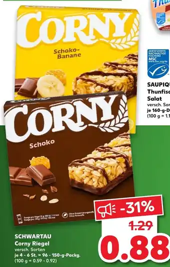 Kaufland Schwartau Corny Riegel 96-150g Angebot