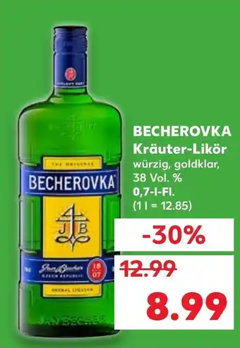Kaufland Becherovka Kräuterlikör 0,7 L Angebot