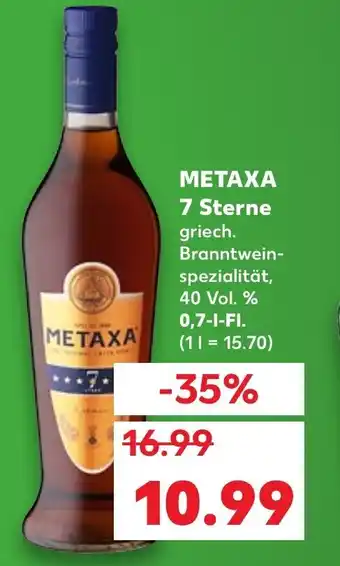 Kaufland Metaxa 7 Sterne 0,7L Angebot