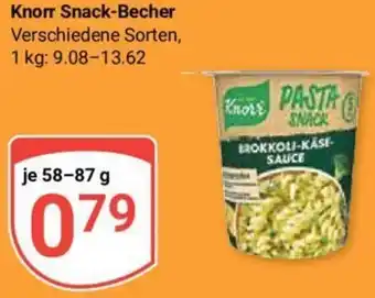 Globus Knorr Snack-Becher 58-87 g Angebot