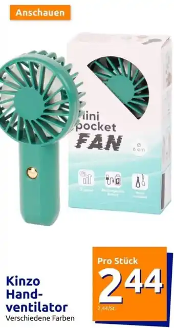 Action Kinzo Handventilator Angebot