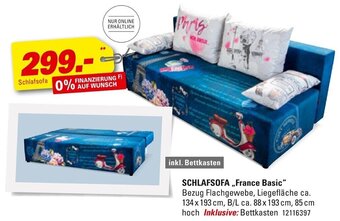Höffner SCHLAFSOFA ,,France Basic" Angebot