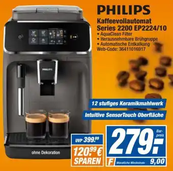 HEM Expert PHILIPS Kaffeevollautomat Series 2200 EP2224/10 Angebot