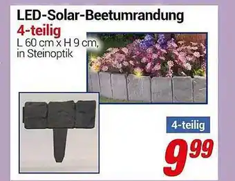 CENTERSHOP LED Solar Beetumrandung Angebot