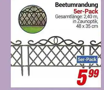 CENTERSHOP Beetumrandung Angebot