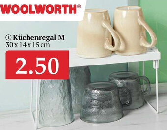 Woolworth Küchenregal M 30 x 14x 15 cm Angebot