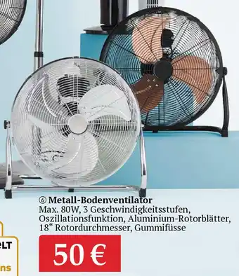 Woolworth Metall-Bodenventilator Angebot