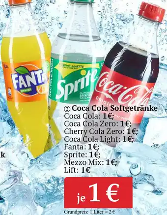 Woolworth Coca Cola Softgetränke Angebot