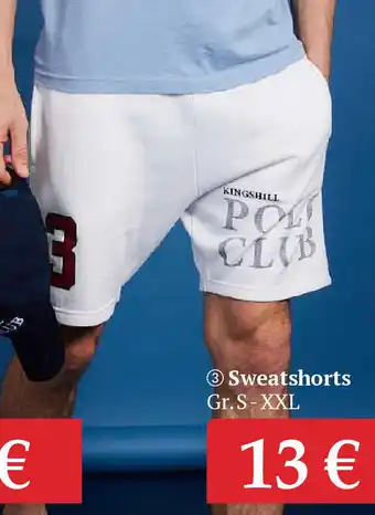 Woolworth KINGSHILL POLO CLUB Sweatshorts Gr. S-XXL Angebot