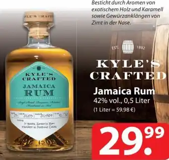 Famila Nord Ost KYLE'S CRAFTED Jamaica Rum 0,5 Liter Angebot