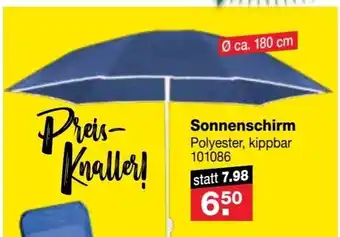 RL-Fundgrube Sonnenschirm Polyester Angebot