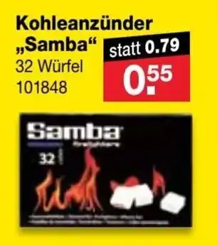 RL-Fundgrube Kohleanzünder ,,Samba" 32 Würfel Angebot