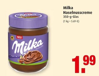 Markant Milka Haselnusscreme 350g Angebot