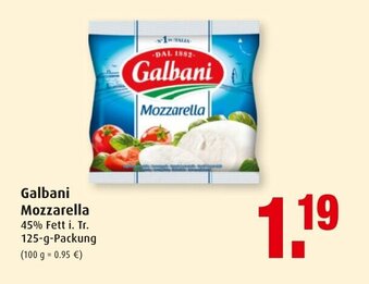 Markant Galbani Mozzarella 125 g Angebot